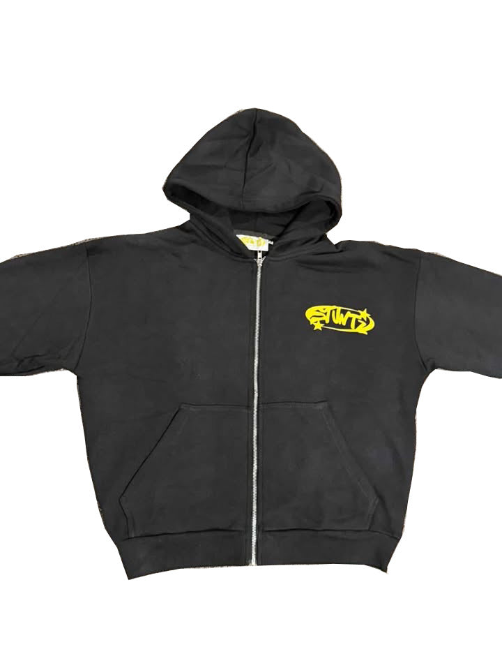 Stntz Black Hoodie.