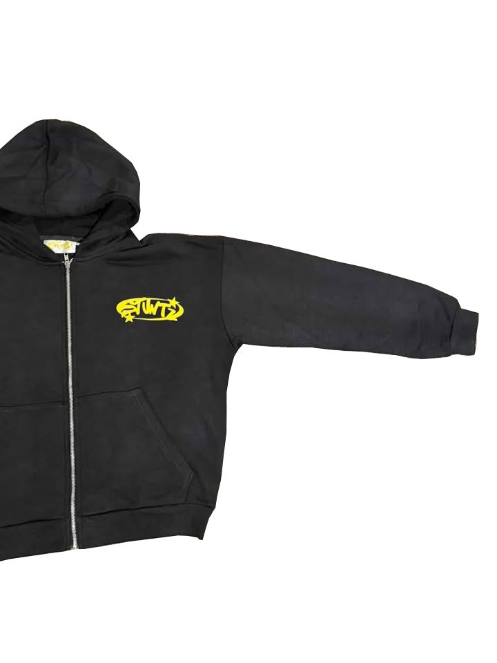 Stntz Black Hoodie.