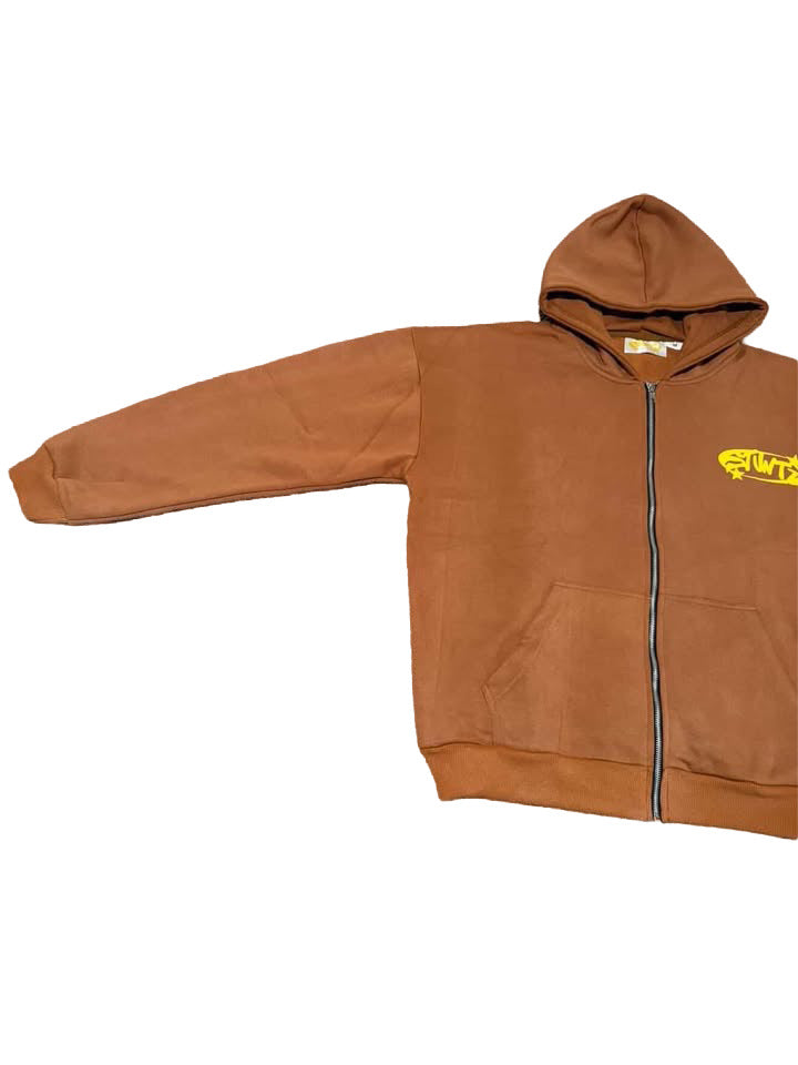 Stntz Brown Hoodie.